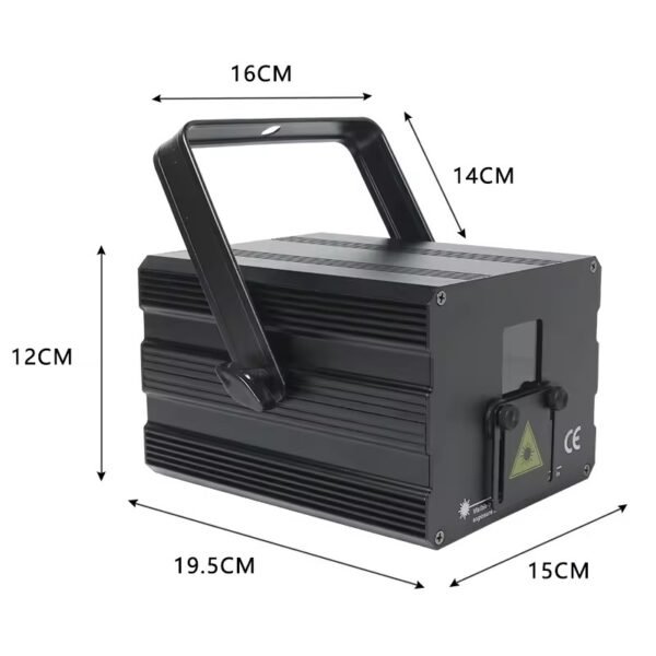 Potente Proyector Laser Discoteca Profesional 3W RGB + Animación 3D - Imagen 4