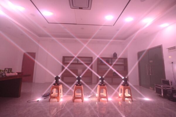 Luces LED estroboscópicas con cabezal móvil de 100W - Imagen 7