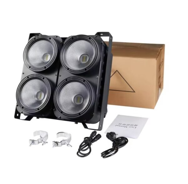 Cegadora LED 4 Ojos escenario 400W 4x100W Luz Cálida y Fría - Imagen 3