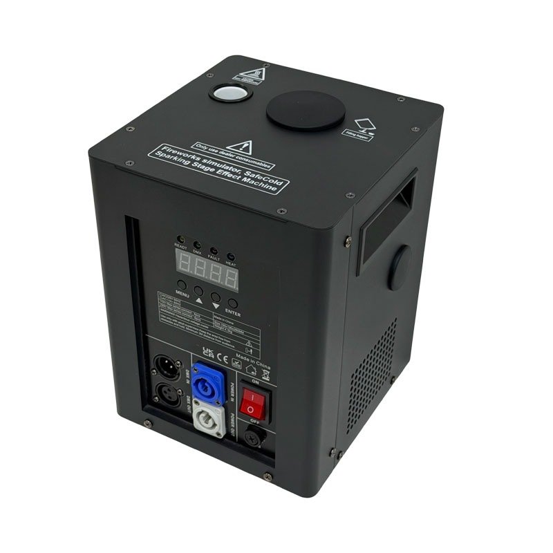 Pack 2 Máquinas de Chispas Frías 750W con Resistencia Electromagnética + Flightcase y 4 sobres Spark - Imagen 5