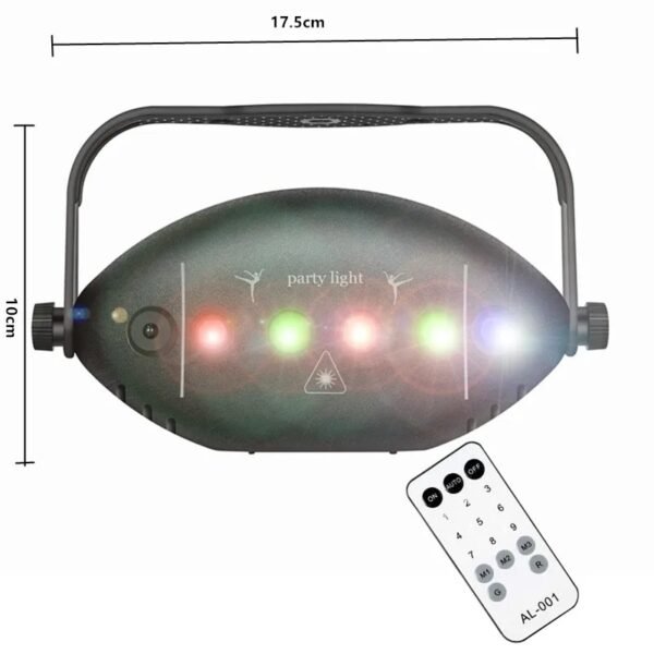 Mini Laser de discoteca rgb con mnado a distancia - Imagen 4