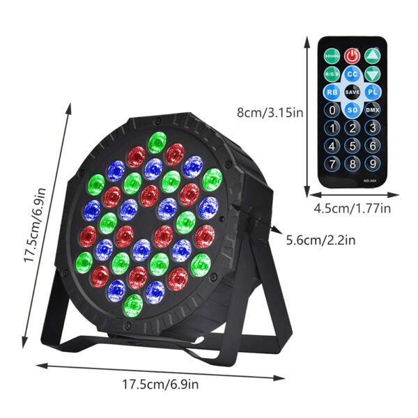 Foco Par Led 36 Pro Iluminación y Sonido - Imagen 4