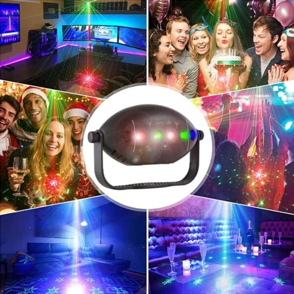 Mini Laser de discoteca rgb con mnado a distancia - Imagen 6