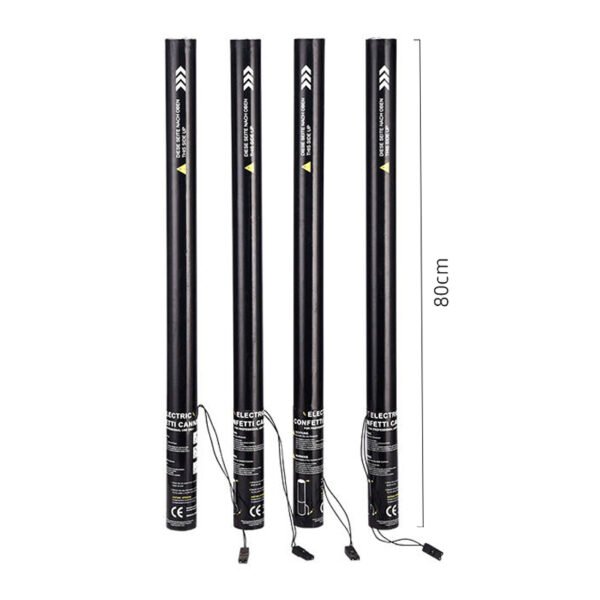 Pack 10 Tubos de Confeti Electrico 80cm - Imagen 4