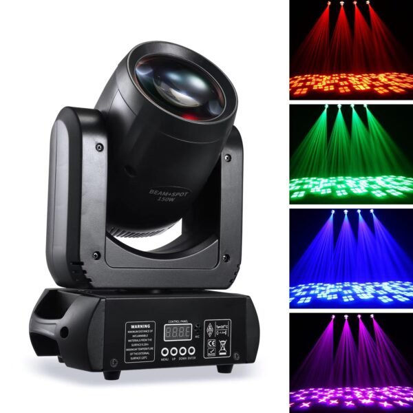 Cabeza Móvil Beam + Spot 150W Pro Iluminación y Sonido - Imagen 4