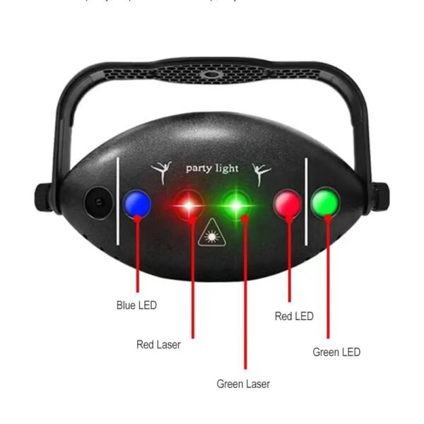 Mini Laser de discoteca rgb con mnado a distancia - Imagen 7
