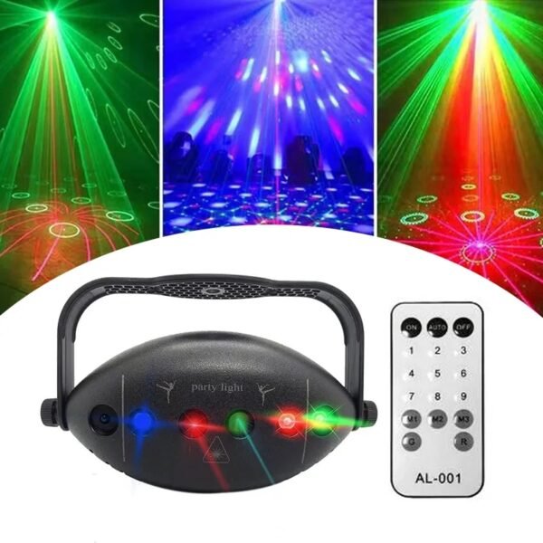 Mini Laser de discoteca rgb con mnado a distancia - Imagen 3