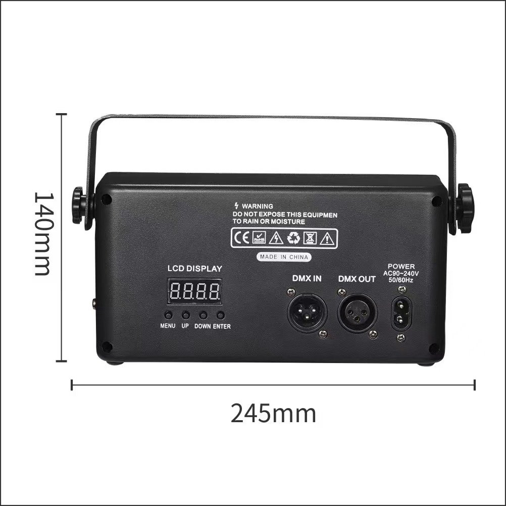 Luces de Escenario 80W 6 en 1 con Efecto Ojo de Abeja – Pro Iluminación y Sonido - Imagen 2