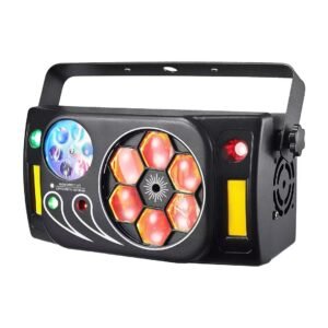 Luces de Escenario 80W 6 en 1 con Efecto Ojo de Abeja – Pro Iluminación y Sonido