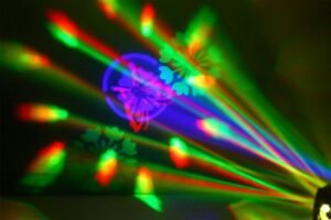 Luces de Escenario 80W 6 en 1 con Efecto Ojo de Abeja – Pro Iluminación y Sonido