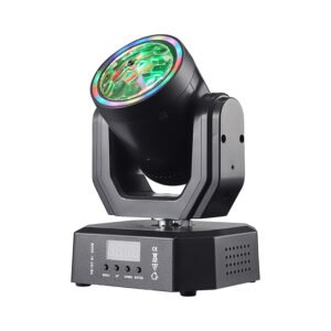 Cabeza Móvil Mini Bola LED Multiefecto con Halo DJ 30W