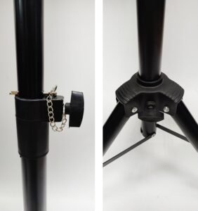 tripode de iluminación detalle