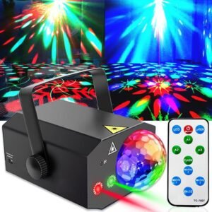 Proyector Láser con Bola de Disco LED