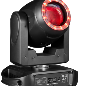 Cabeza Móvil Beam + Spot 100W con Aro de Luz RGB | Pro Iluminación y Sonido